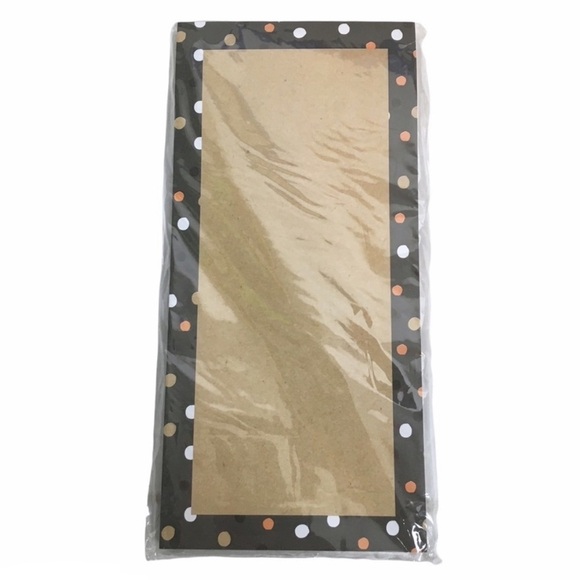 Halloween Fall Planner Stationery Kit Set List Pad Sticky Notes Kraft Paper Dots - Picture 2 of 3